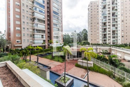 Vista da Varanda de apartamento à venda com 3 quartos, 136m² em Centro Empresarial Tamboré, Santana de Parnaíba