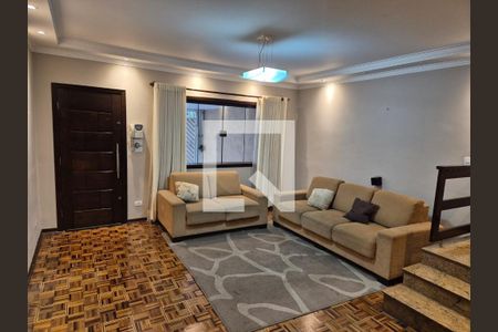 Sala de casa para alugar com 2 quartos, 139m² em Campestre, Santo André