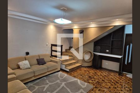 Sala de casa para alugar com 2 quartos, 139m² em Campestre, Santo André