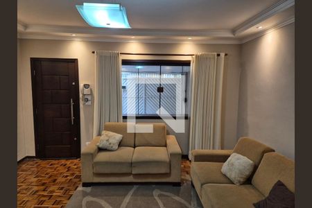 Sala de casa para alugar com 2 quartos, 139m² em Campestre, Santo André