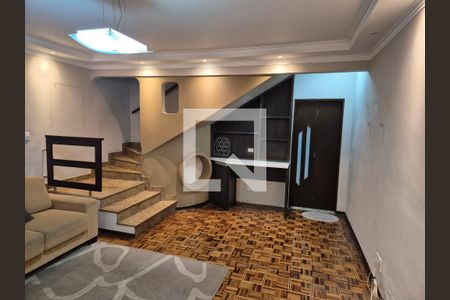 Sala de casa para alugar com 2 quartos, 139m² em Campestre, Santo André