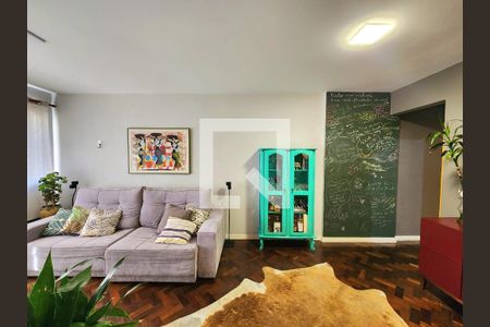 Sala de apartamento para alugar com 3 quartos, 98m² em Indianópolis, São Paulo