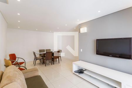 Sala de apartamento para alugar com 3 quartos, 119m² em Indianópolis, São Paulo