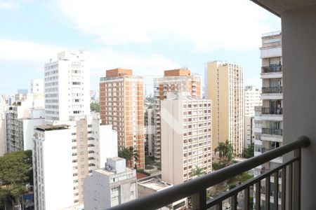 Varanda da Sala de apartamento para alugar com 1 quarto, 44m² em Perdizes, São Paulo