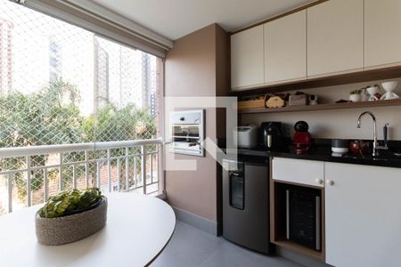 Varanda da Sala de apartamento à venda com 2 quartos, 65m² em Vila Gumercindo, São Paulo