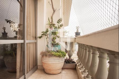 Varanda da Sala 1 de apartamento à venda com 4 quartos, 220m² em Vila Clementino, São Paulo