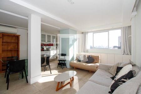 Sala de Estar e Jantar de apartamento para alugar com 2 quartos, 89m² em Paraíso, São Paulo
