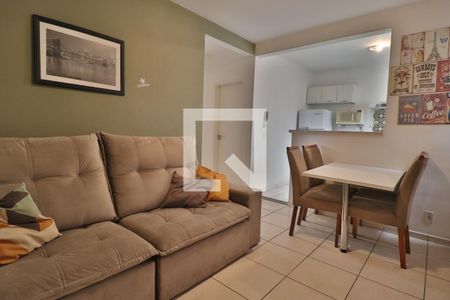 Sala de apartamento para alugar com 2 quartos, 46m² em Gávea, Uberlândia