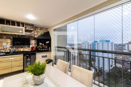 Varanda Gourmet de apartamento à venda com 2 quartos, 68m² em Jardim Flor da Montanha, Guarulhos