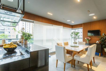 Varanda da Sala de apartamento para alugar com 3 quartos, 95m² em Vila Olímpia, São Paulo