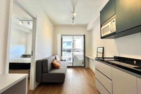 Sala/Cozinha de apartamento para alugar com 1 quarto, 29m² em Jardim Prudência, São Paulo