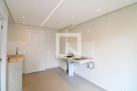 Sala/Cozinha de kitnet/studio para alugar com 1 quarto, 27m² em Campo Belo, São Paulo