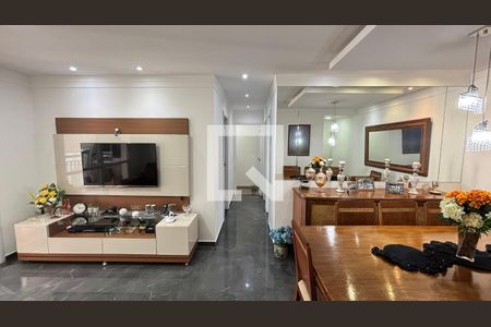 Sala de apartamento à venda com 3 quartos, 88m² em Campestre, Santo André