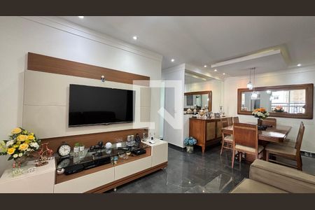 Sala de apartamento à venda com 3 quartos, 88m² em Campestre, Santo André