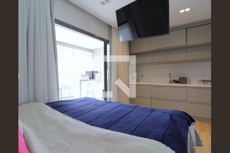 Quarto de apartamento à venda com 1 quarto, 33m² em Indianópolis, São Paulo