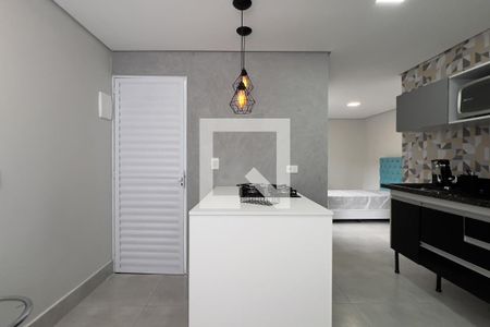 Sala e Cozinha de apartamento para alugar com 1 quarto, 40m² em Vila Nova Cumbica, Guarulhos