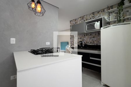 Sala e Cozinha de apartamento para alugar com 1 quarto, 40m² em Vila Nova Cumbica, Guarulhos