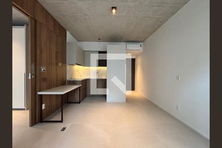 Sala/Cozinha de apartamento para alugar com 1 quarto, 41m² em Itaim Bibi, São Paulo