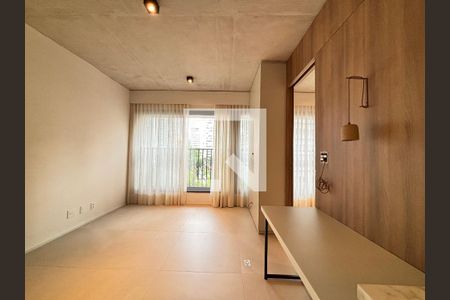 Sala/Cozinha de apartamento para alugar com 1 quarto, 41m² em Itaim Bibi, São Paulo
