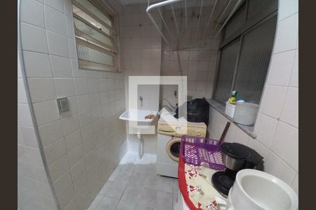 Área de Serviço de apartamento para alugar com 1 quarto, 34m² em Centro, São Vicente