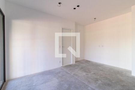 Sala/Cozinha de apartamento à venda com 1 quarto, 43m² em Cambuí, Campinas