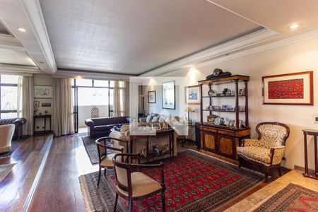 Sala de apartamento à venda com 4 quartos, 464m² em Pacaembu, São Paulo