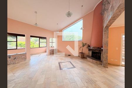 Sala de casa de condomínio à venda com 5 quartos, 1000m² em Chácara Malota, Jundiaí