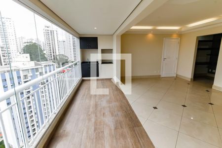 Varanda gourmet de apartamento à venda com 3 quartos, 124m² em Jardim Ampliacao, São Paulo