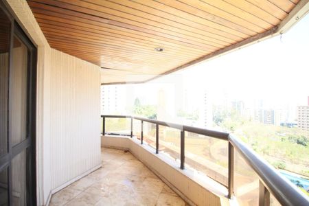 Varanda da Sala de apartamento à venda com 4 quartos, 242m² em Vila Suzana, São Paulo