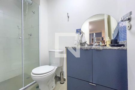 Banheiro de kitnet/studio à venda com 1 quarto, 28m² em Vila Mariana, São Paulo