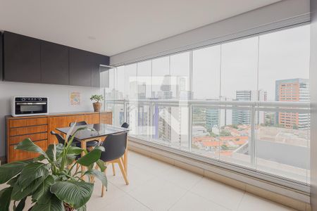 Varanda de apartamento à venda com 1 quarto, 49m² em Pinheiros, São Paulo