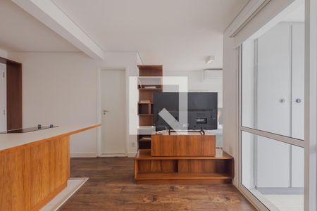 Sala de apartamento à venda com 1 quarto, 49m² em Pinheiros, São Paulo