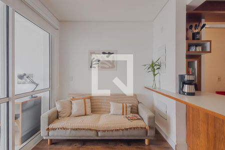 Sala de apartamento à venda com 1 quarto, 49m² em Pinheiros, São Paulo