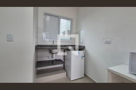 Cozinha de kitnet/studio para alugar com 1 quarto, 13m² em Vila Sao Pedro, Santo André
