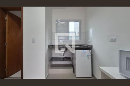 Cozinha de kitnet/studio para alugar com 1 quarto, 13m² em Vila Sao Pedro, Santo André