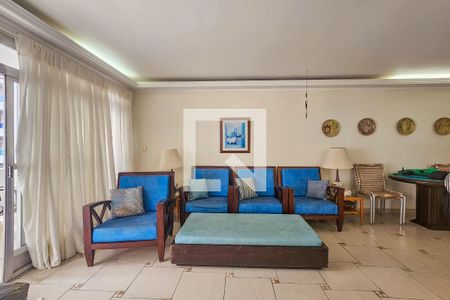 Sala de apartamento para alugar com 3 quartos, 140m² em Centro, Guarujá