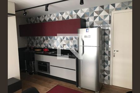 Cozinha de apartamento à venda com 1 quarto, 41m² em Indianópolis, São Paulo