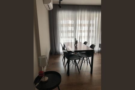 Sala de apartamento à venda com 1 quarto, 41m² em Indianópolis, São Paulo