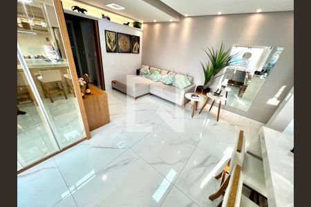 Sala de apartamento à venda com 3 quartos, 86m² em Ouro Preto, Belo Horizonte