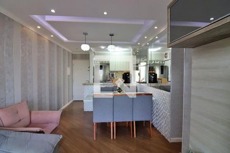 Sala  de apartamento à venda com 3 quartos, 74m² em Taboão, São Bernardo do Campo