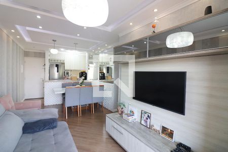 Sala  de apartamento à venda com 3 quartos, 74m² em Taboão, São Bernardo do Campo