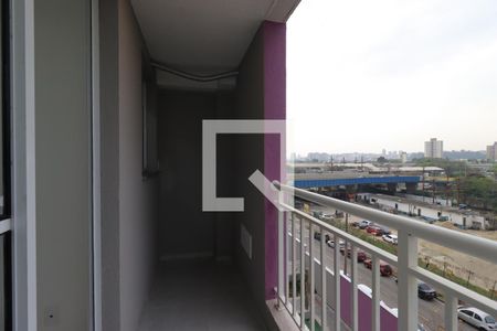 Varanda da Sala de apartamento para alugar com 2 quartos, 42m² em Jardim, Santo André