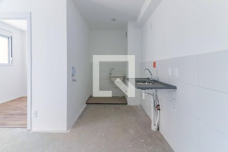 Cozinha e Área de Serviço de kitnet/studio para alugar com 2 quartos, 37m² em Vila Butantã, São Paulo