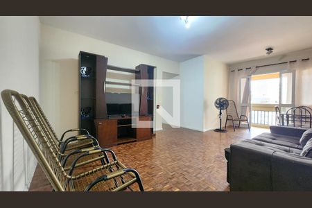 Sala de apartamento para alugar com 2 quartos, 99m² em Gonzaga, Santos