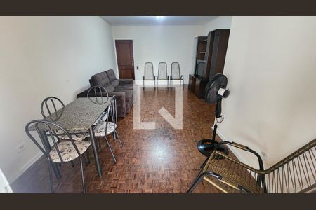 Sala de apartamento para alugar com 2 quartos, 99m² em Gonzaga, Santos