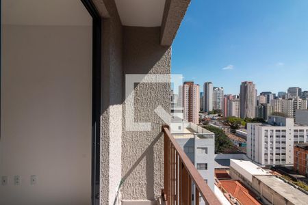 Varanda de kitnet/studio para alugar com 1 quarto, 25m² em Vila Olímpia, São Paulo