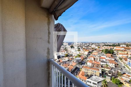 Varanda da Sala de apartamento à venda com 3 quartos, 64m² em Del Castilho, Rio de Janeiro