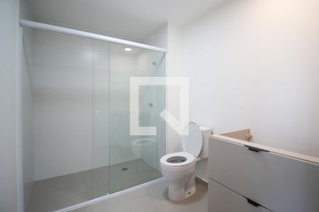 Banheiro Social de kitnet/studio à venda com 1 quarto, 27m² em Moema, São Paulo