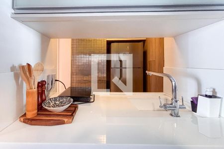 Sala/Cozinha de apartamento para alugar com 1 quarto, 45m² em Jardim Paulista, São Paulo