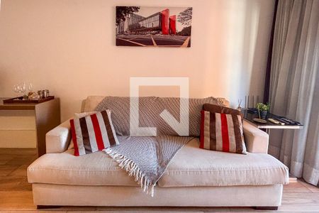 Sala/Cozinha de apartamento para alugar com 1 quarto, 45m² em Jardim Paulista, São Paulo